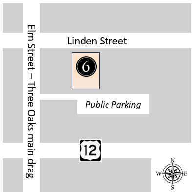 6 Linden Studio Map